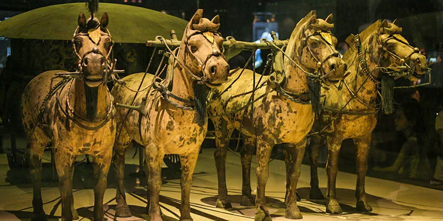 Bronze Chariots and Horses of Emperor Qin Shihuang's Mausoleum