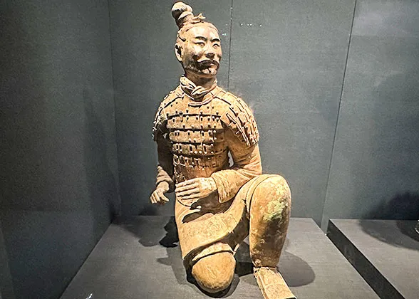 Kneeling Archer Figure
