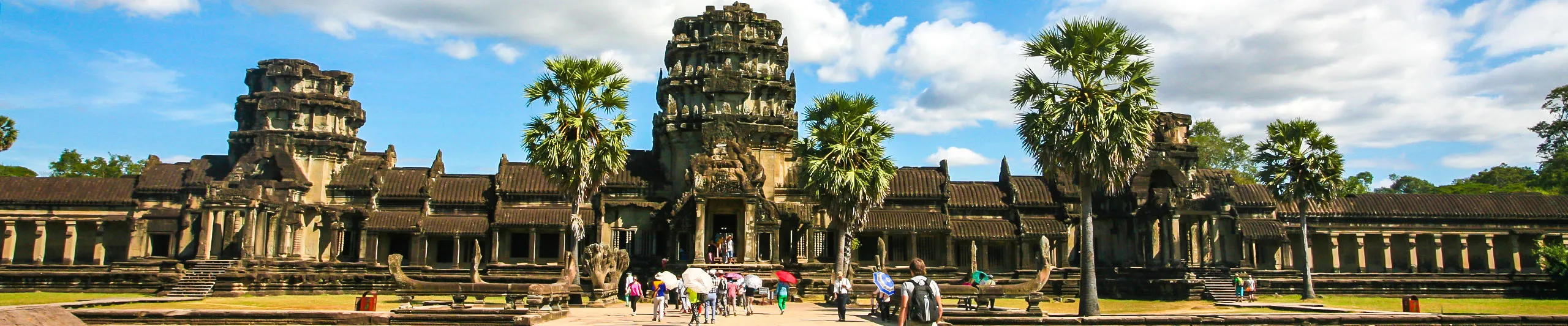 Angkor Wat under Blue Sky