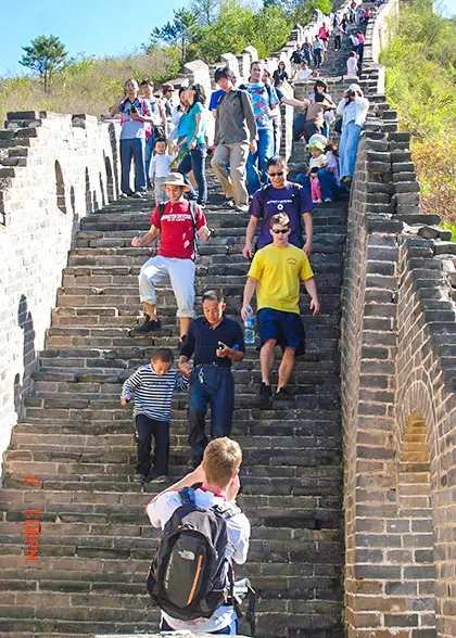 Hiking on the Badaling Great Wall