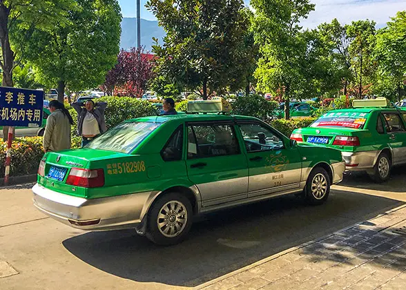 Taxi in Lijiang