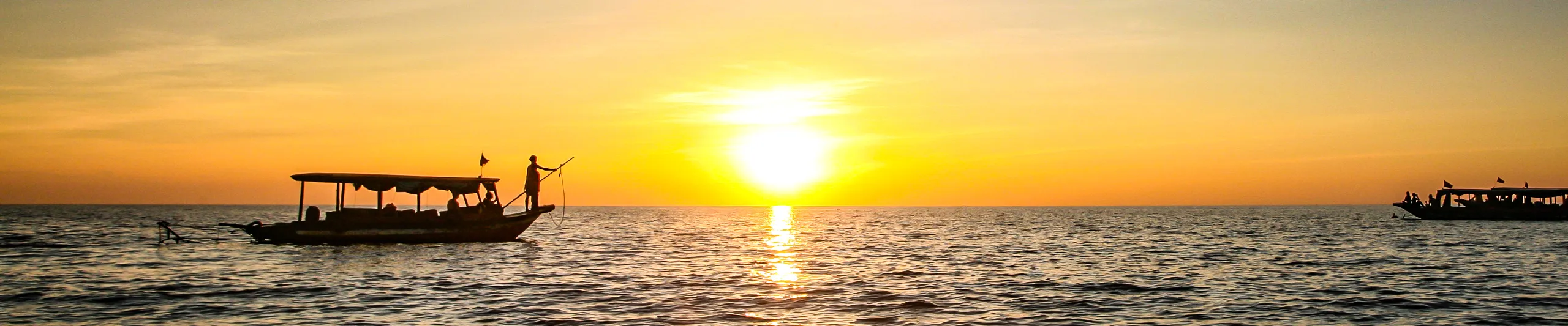 Tonle Sap Lake Sunset