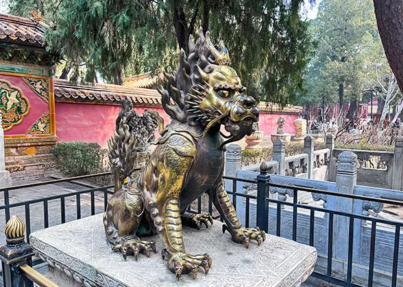 Haetae (Xiezhi) in Imperial Garden