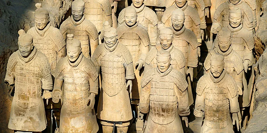 Terracotra Warriors with Different Appearances