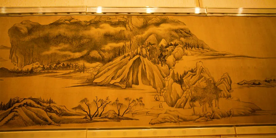 Misty River and Mountains By Dong Qichang