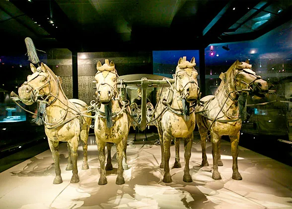 Bronze Chariot and Horses