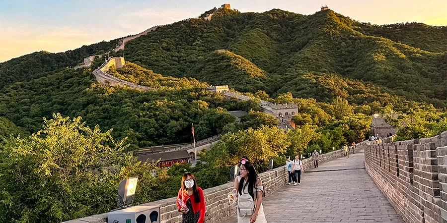 The actual width of the Great Wall