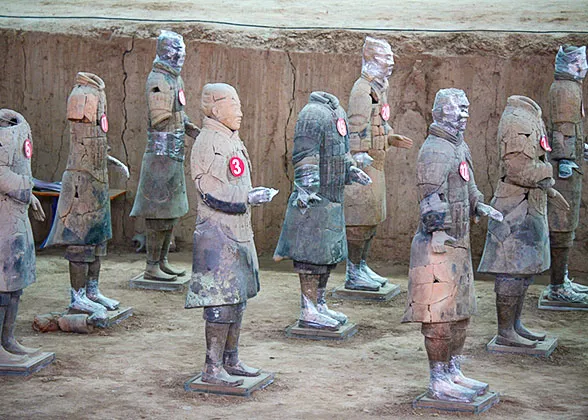 Assembled Terracotta Warriors