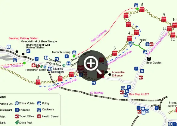 Badaling Map