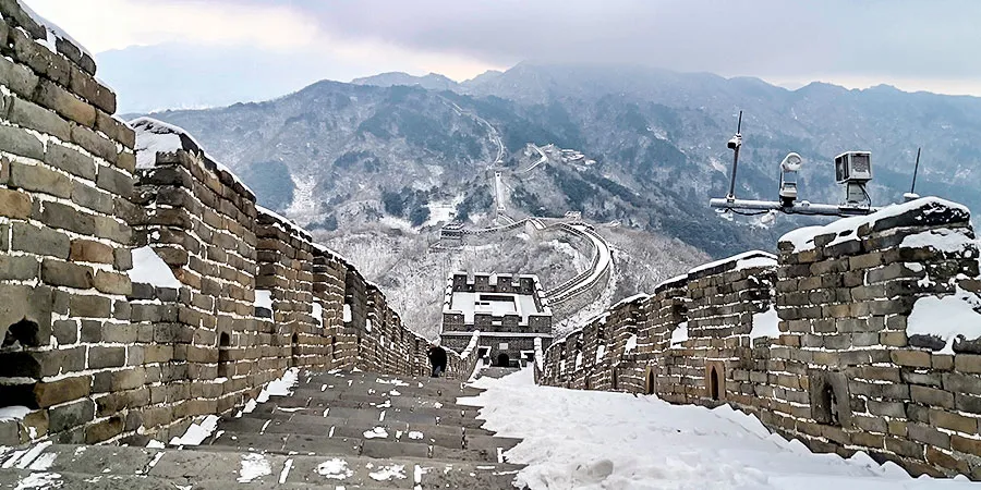 Great Wall on Snowy Day
