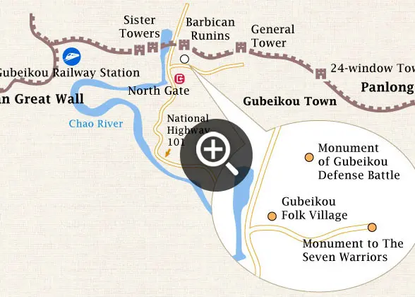 Gubeikou Map