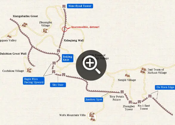 Jiankou Map