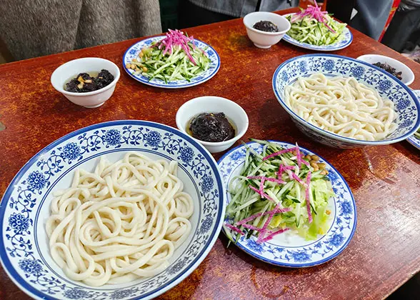 Noodles with Soy Bean Paste