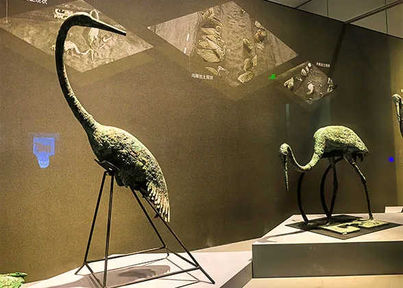 Bronze Crance Unearthed from Pit K0007