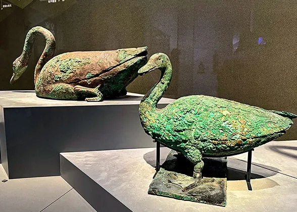 Bronze Swans