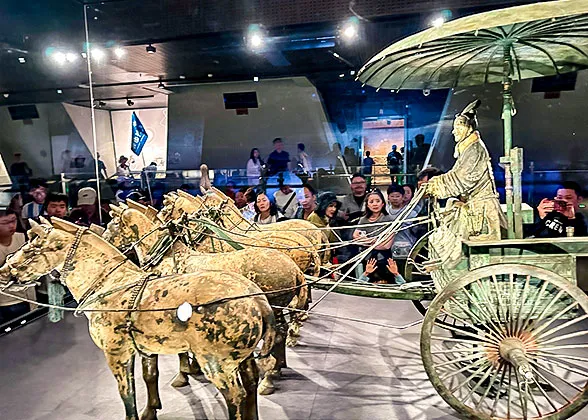 Bronze Chariots and Horses in Lishan Garden