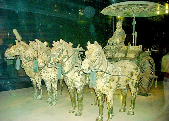Bronze Chariot and Horses