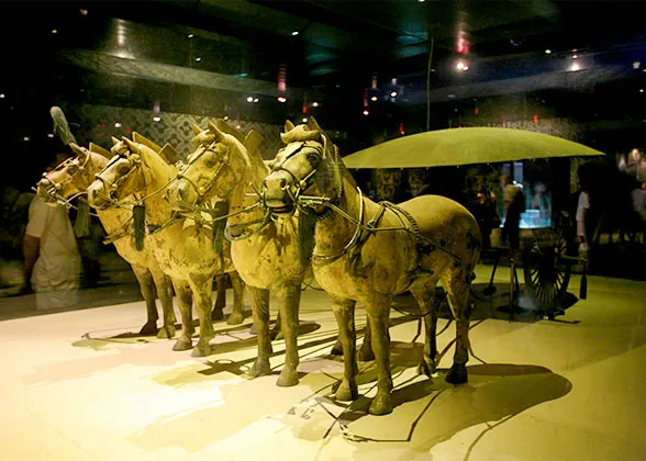 Bronze Chariot and Horses for Emperor's Inspection