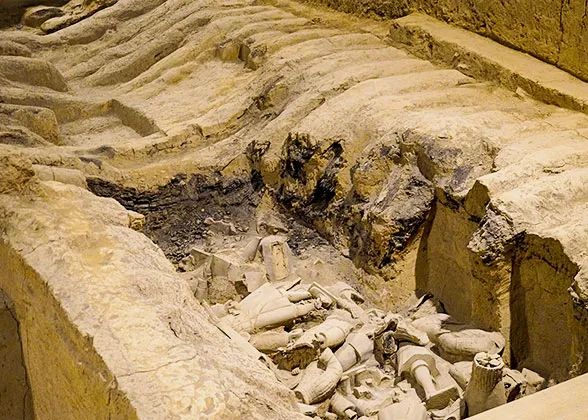 Burned Earth in Pit 2