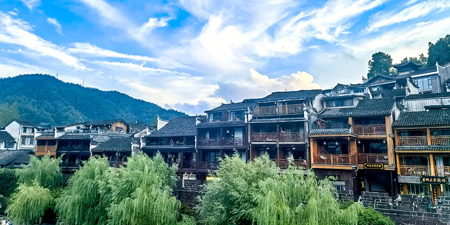 Ancient Village in Changsha on Sunny Day