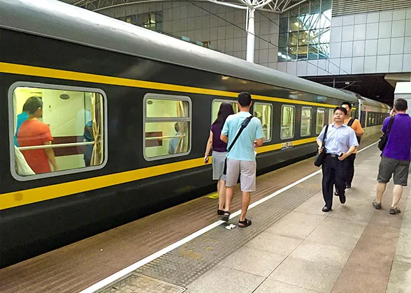 Normal Train at the Platform