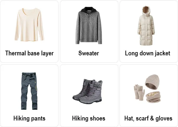 What to wear to the Great Wall in December