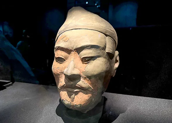 Colored Head of Warrior