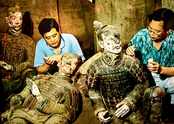 Originally Colorful Terracotta Warriors