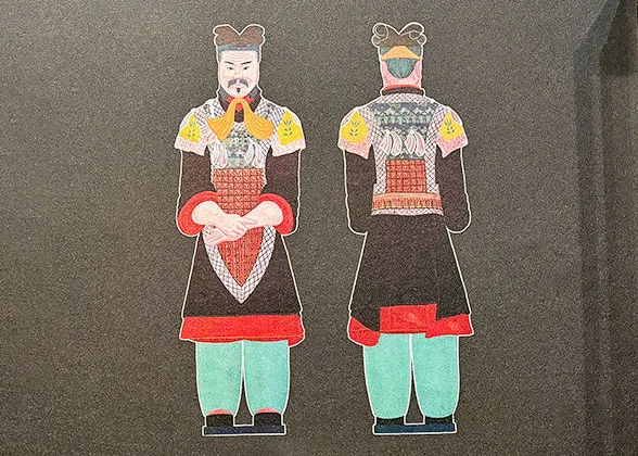 Originally Colored Terracotta Warriors