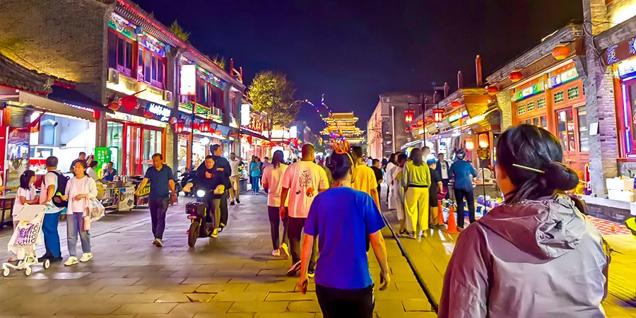 Night View of Datong Ancient City
