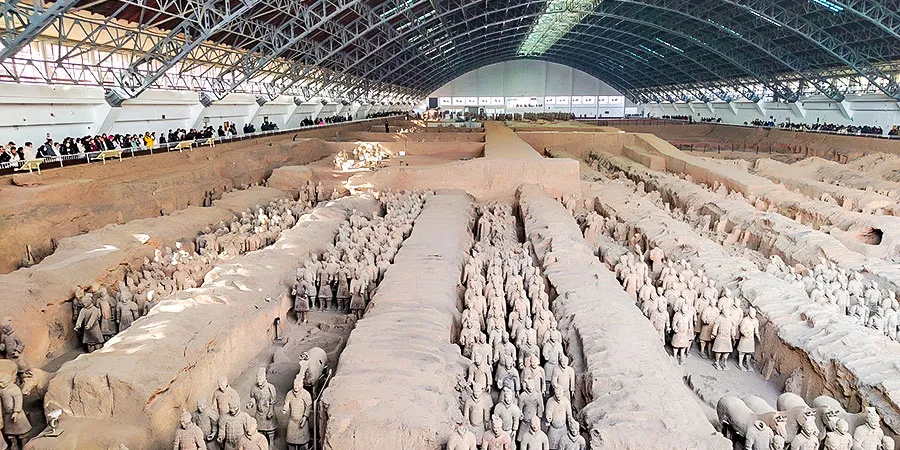Thousands of Terracotta Figures in Pit 1