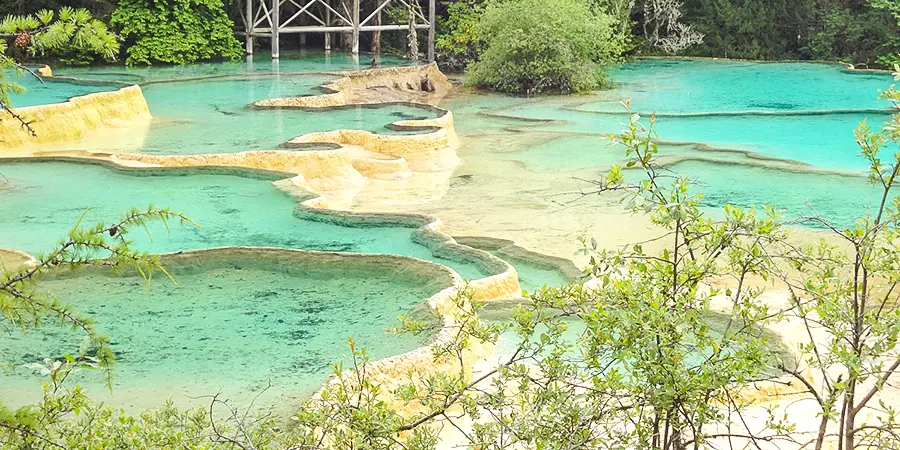 Fairy Pool Scenic Area in Jiuzhaigou County