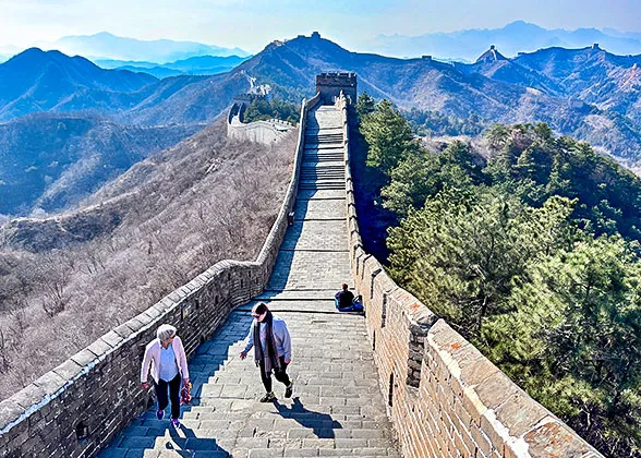 The flat section of Jinshanling