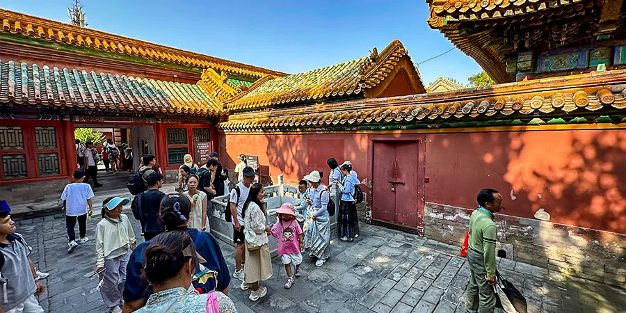 Well of Consort Pearl draws numerous visitors.