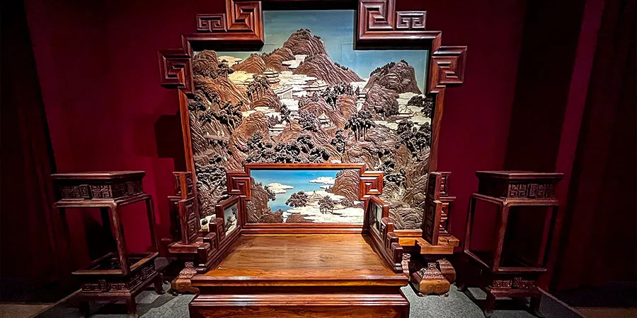 A Set of Furniture Made by Craftsmen from Guangzhou