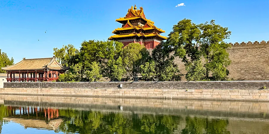 Forbidden City Moat in Early June