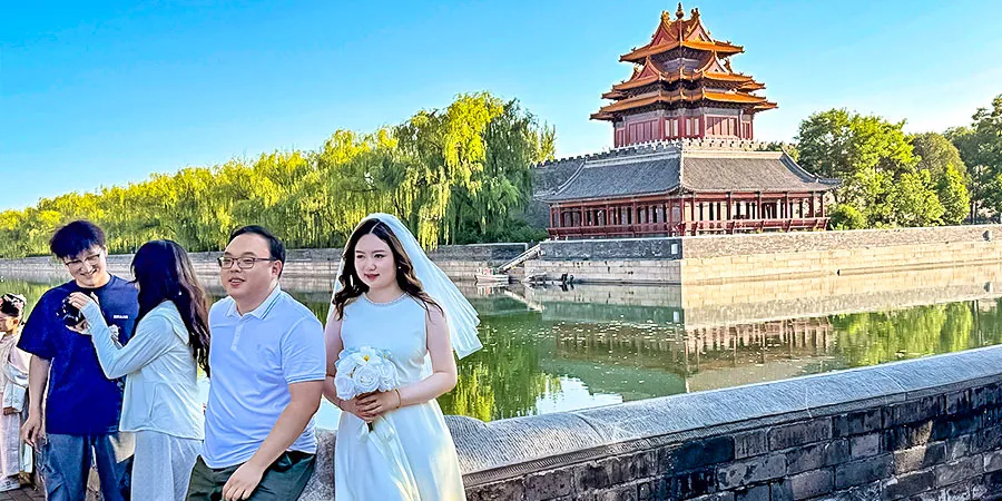 Forbidden City Moat in Early June
