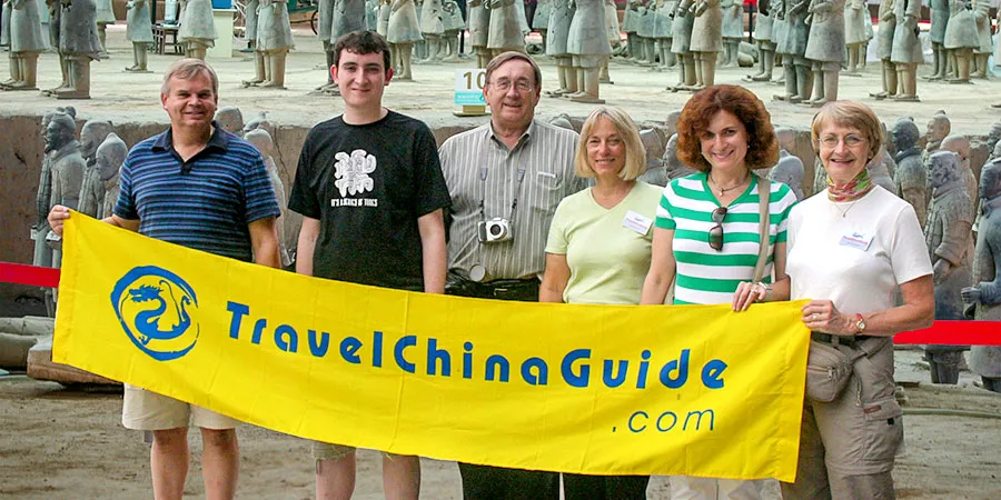 Tourists at the Terracotta Army
