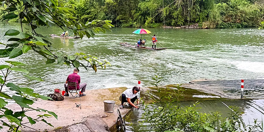 Full Water and Lush Scenery in June