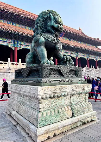 Female Bronze Lion