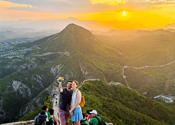 The Great Wall at high altitude