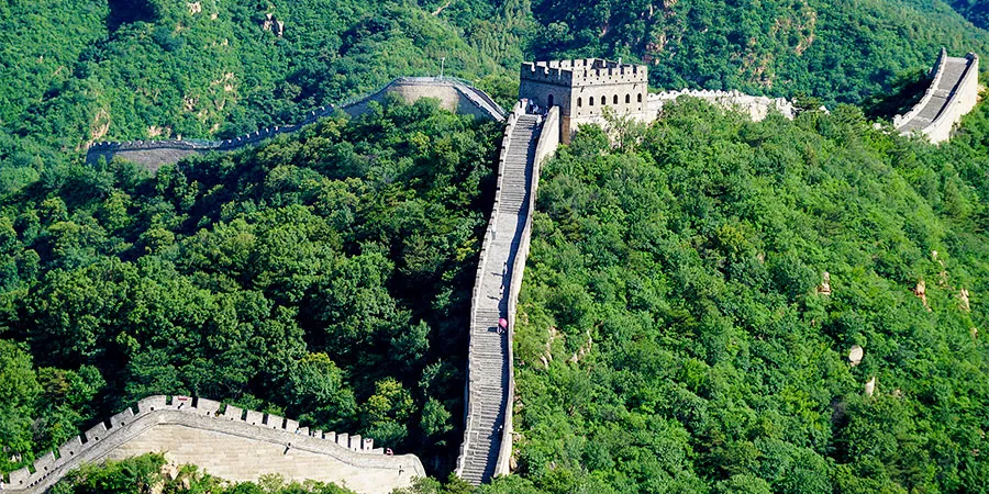 See the Great Wall from a higher altitude