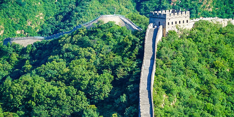 The Great Wall with a history of more than 2,000 years