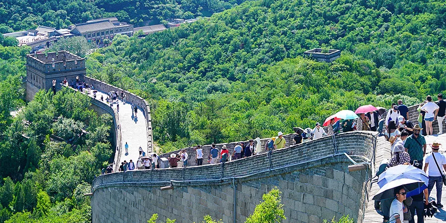 The Great Wall of China in June