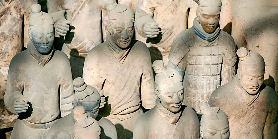 Grey Infantry Warriors in Pit 1