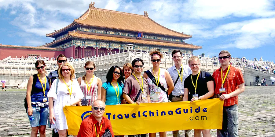 Our Group Tour at Forbidden City