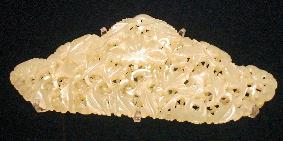 Hairpin with Flower and Bird Design