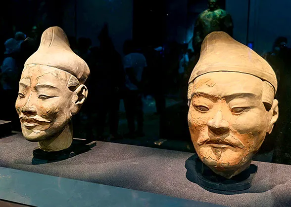 Heads of Terracotta Warriors