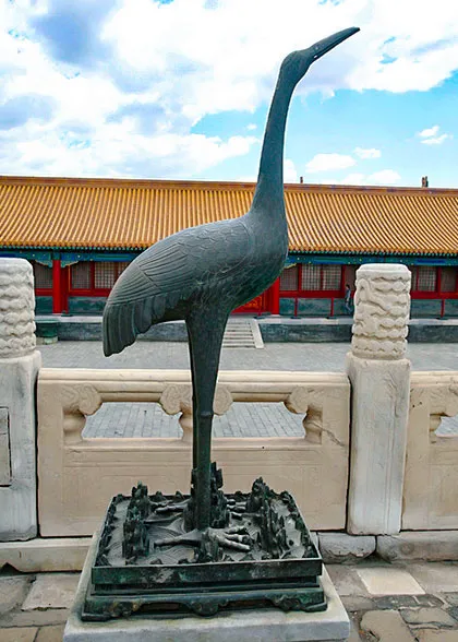 Bronze Crane, Palace of Heavenly Purity