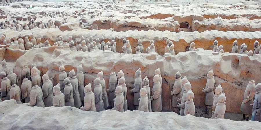 Terracotta Warriors Wearing No Helmet